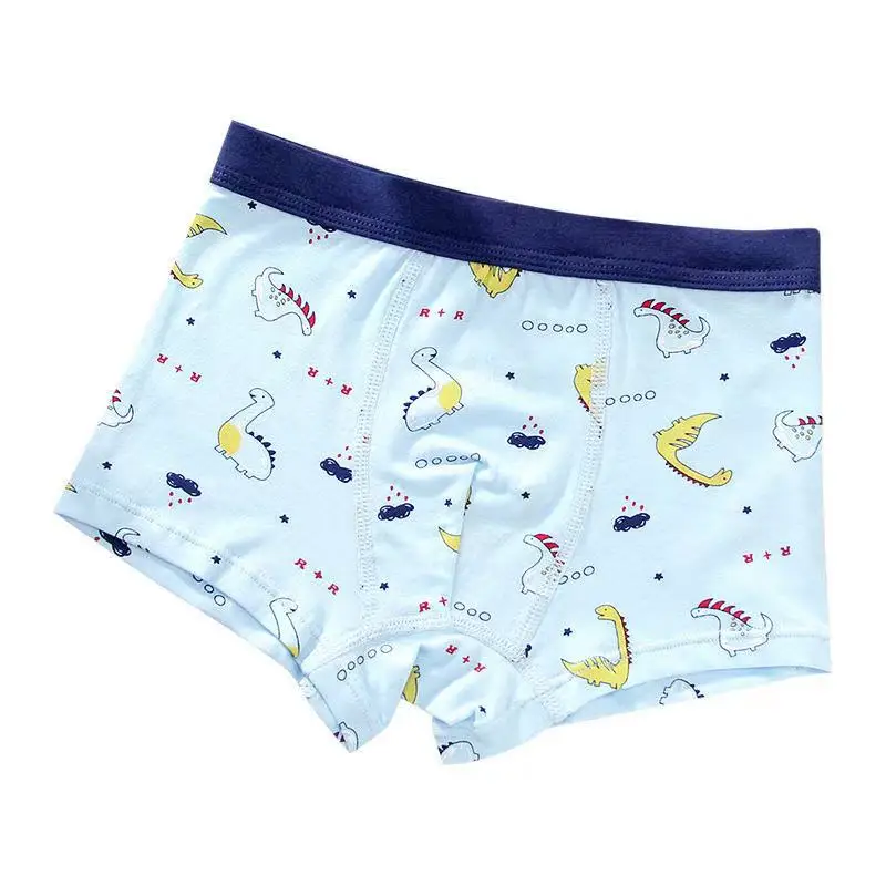 

4 Pcs/Lot Panties Underwear For Boys Children's Clothing Cotton Shorts Kids Boxer Briefs Pattern Soft Underpants 4-14Y