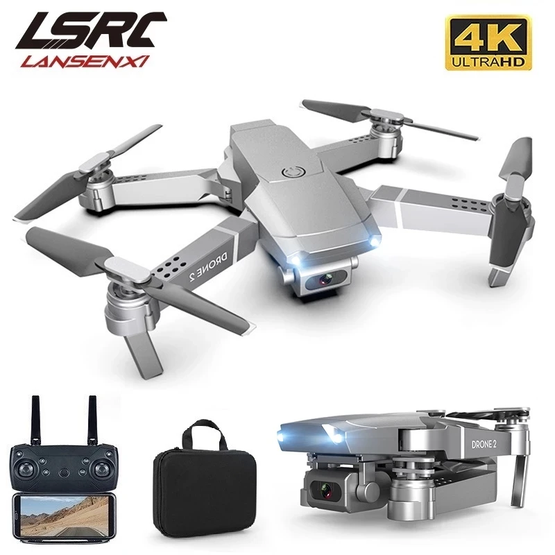 

LSRC E68 Pro Mini Drone Wide Angle 4K 1080P WiFi FPV Camera Drones Height Holding Mode RC Foldable Quadrotor Dron Toy Gift