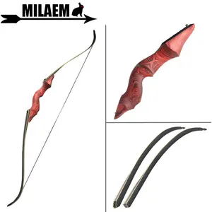 60 дюймов 30-60lbs стрельба из лука Рекурсивный лук охотничий лук ламинированный лук конечности праваялевая рука уличные аксессуары для стрельбы