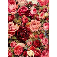 5d diy flower rose style gift square diamond painting colorful handmade cross stitch embroidery mosaic home room wall decor
