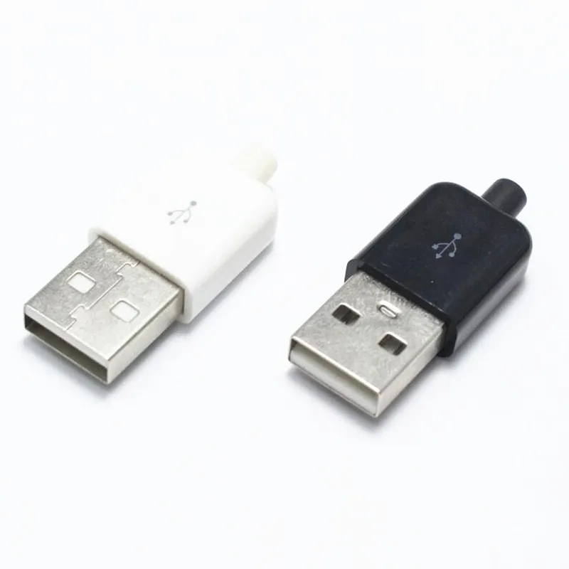 10 шт. DIY USB 5Pin сварочный Тип Штекерный разъем 3 в 1 никелированный адаптер для Apple