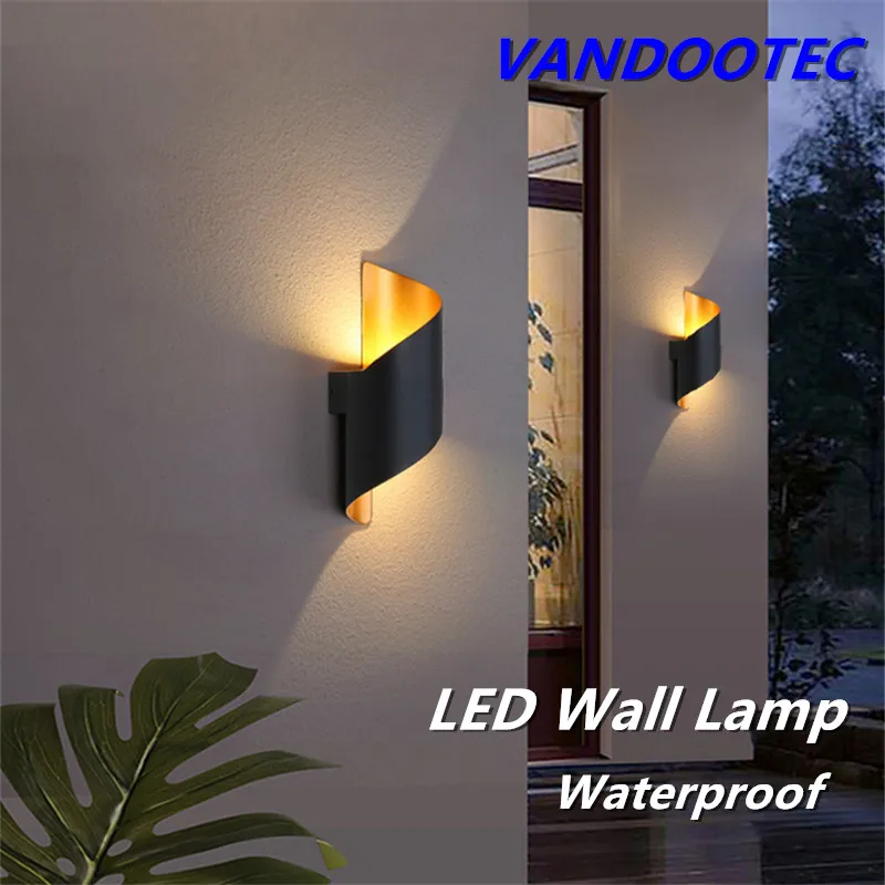 Современная уличная настенная светодиодная лампа - Цена: 2234.21