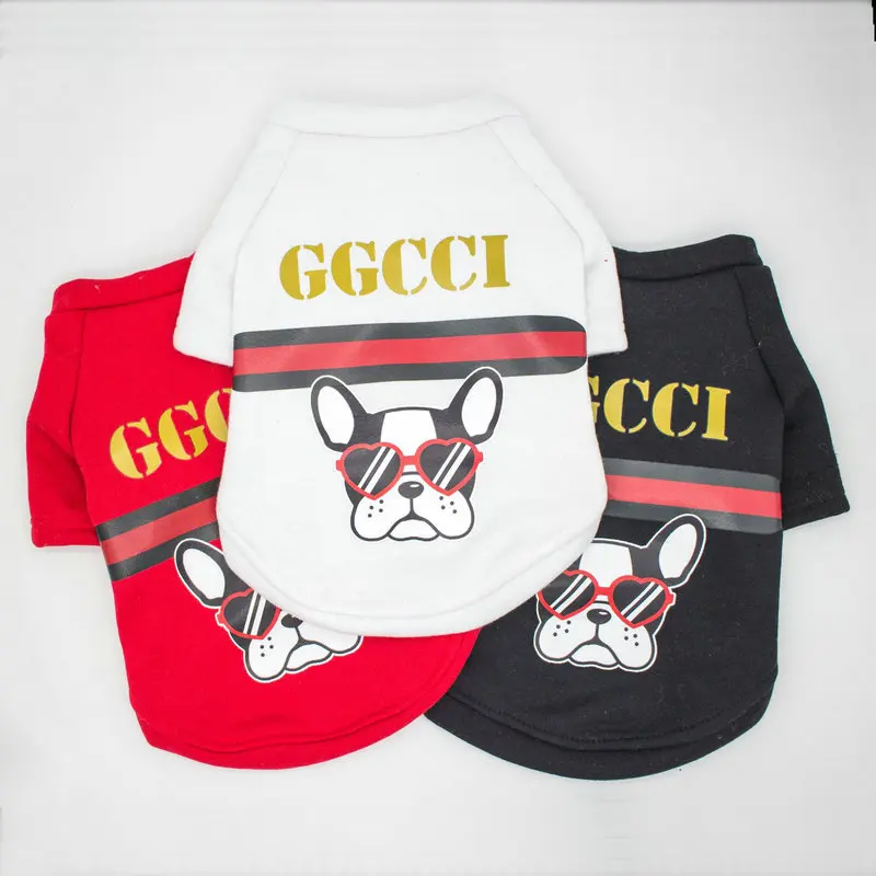 Одежда для собак теплые осенние толстовки бульдог одежда свитшоты маленьких