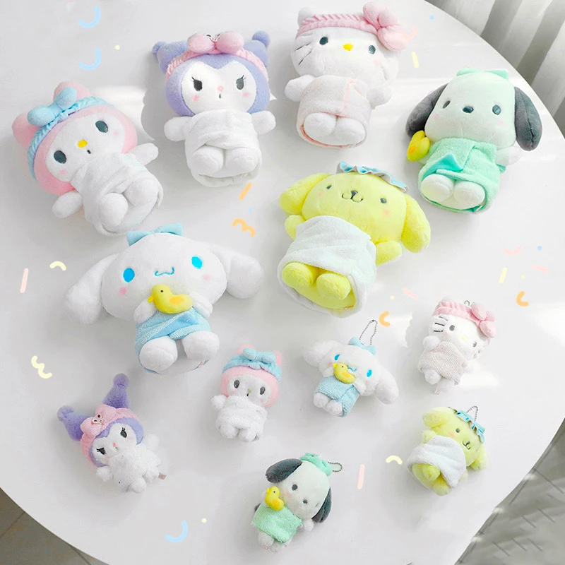 

Hey Surprise kawaii Cinnamorolled kt Kuromed BadBadts marued Swimsuit party plush toys Birthday gift for Child and lover