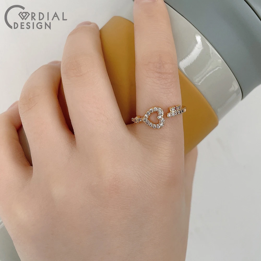 

Cordial Design 30Pcs Rhinestone Ring Settings/Hand Made/DIY Accessories/Cubic Zirconia Ring Making/Jewelry Findings & Components