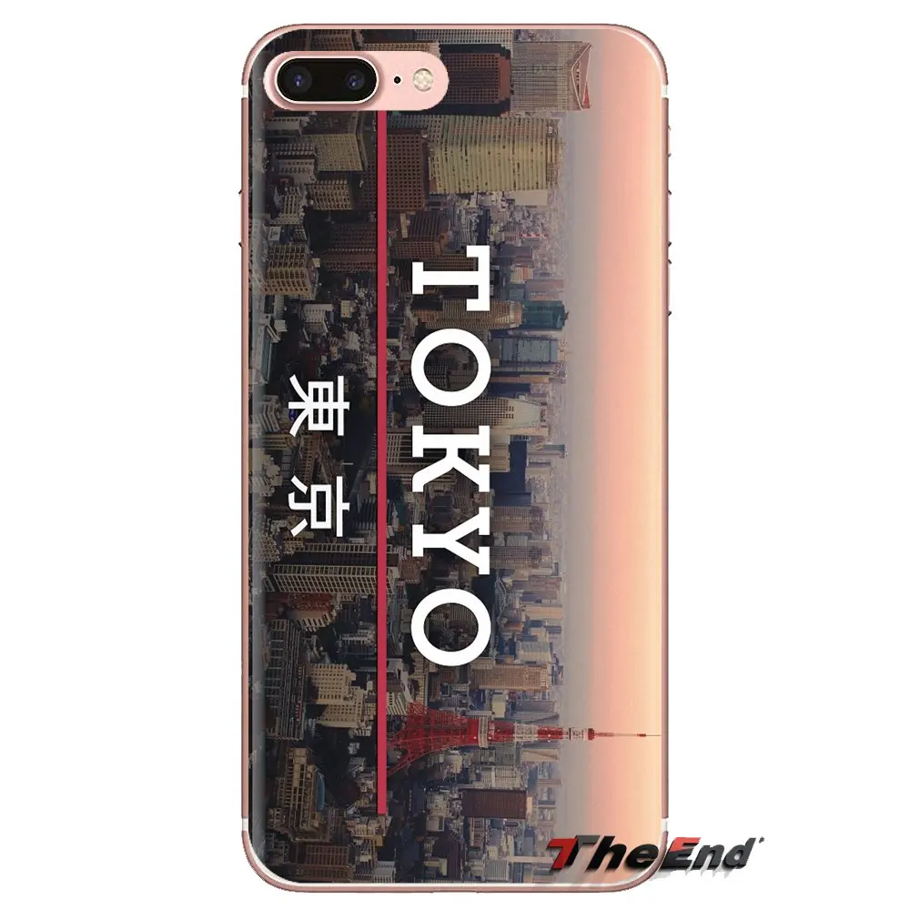 TPU Bag Case Tokyo Japan Bird Eye View Poster For Huawei G7 G8 P7 P8 P9 Lite Honor 4C 5X 5C 6X Mate 7 8 9 Y3 Y5 Y6 II 2 Pro 2017 |