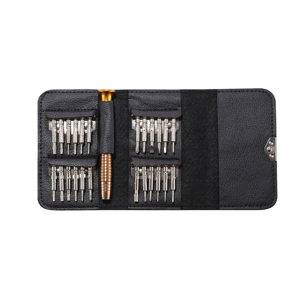 

Precision Small Screwdriver For Professional Electronic Repair 25 In 1 Tool Kit For IPhone Glasses Watch Torx Screwdriver Tools