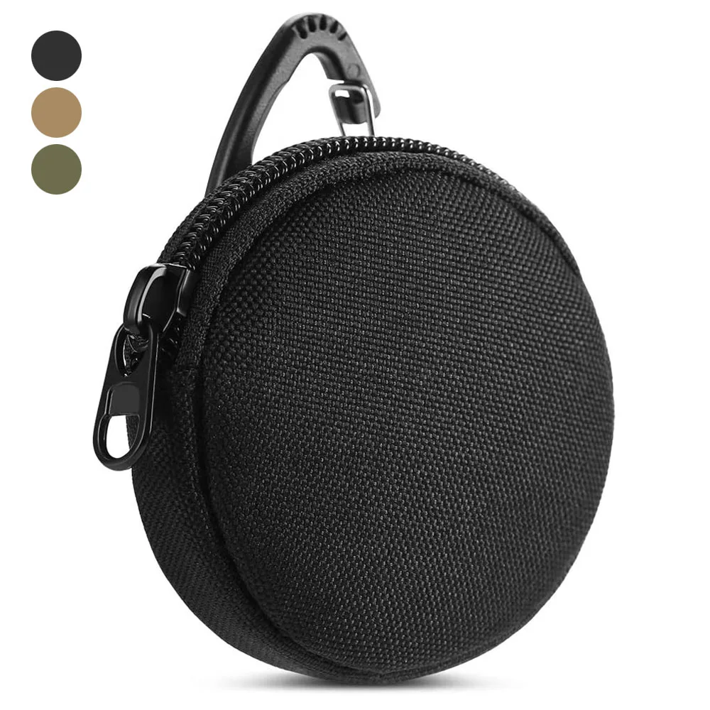 

900D Tactical Wallet Pouch Portable Key Coin Purse With Hook Earphone Bag Mini Key Holder Pouch for Hunting Shooting Camping