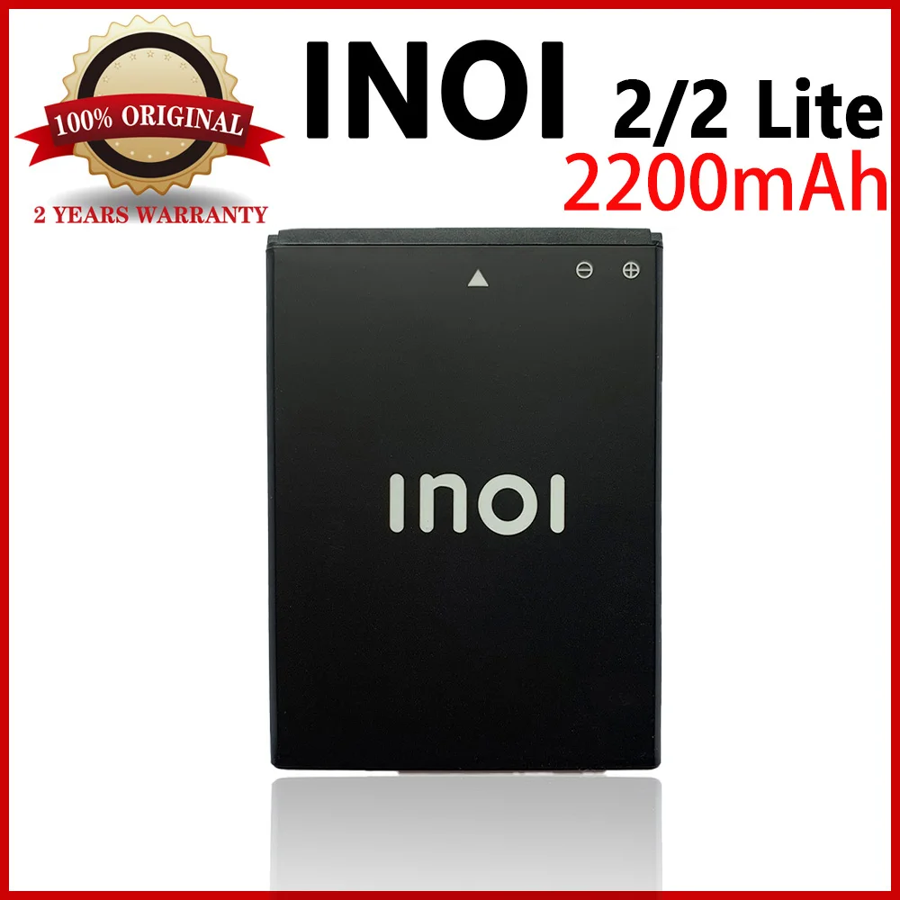 2021 new 2200mah battery for inoi 2 lite inoi2 lite phone replacement high quality batteries bateria with tracking number free global shipping