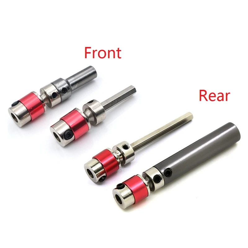 

2Pcs Metal Front & Rear CVD Drive Shaft for Feiyue FY03 FY-03 FY01-07 Q39 1/12 RC Car Upgrade Parts Accessories