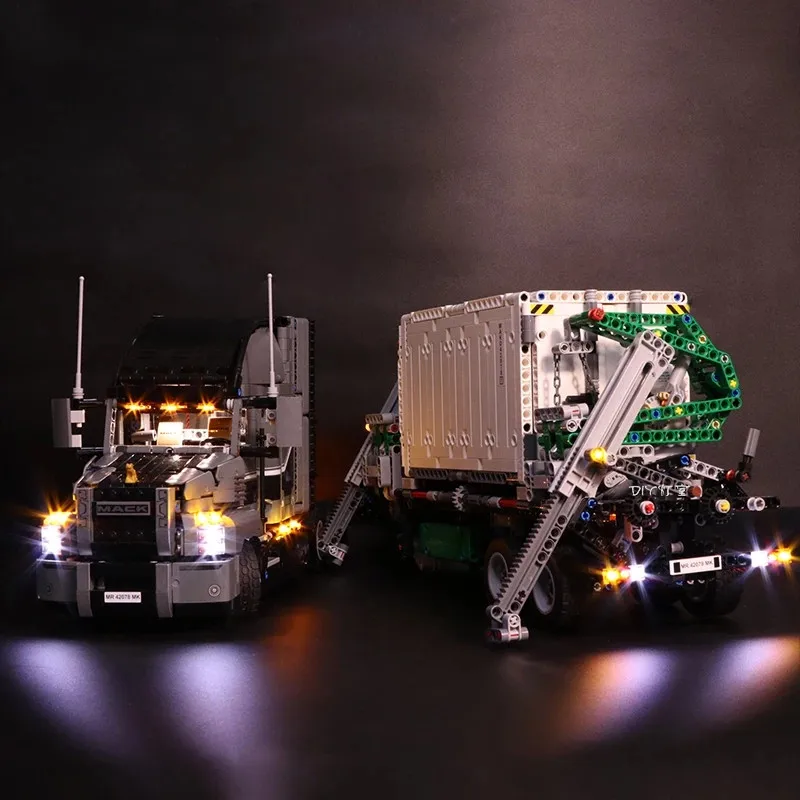 

Led Light Set Compatible For 42078 20076 the Anthem Truck Building Blocks Bricks Toys Decoration (LED light+Battery box)
