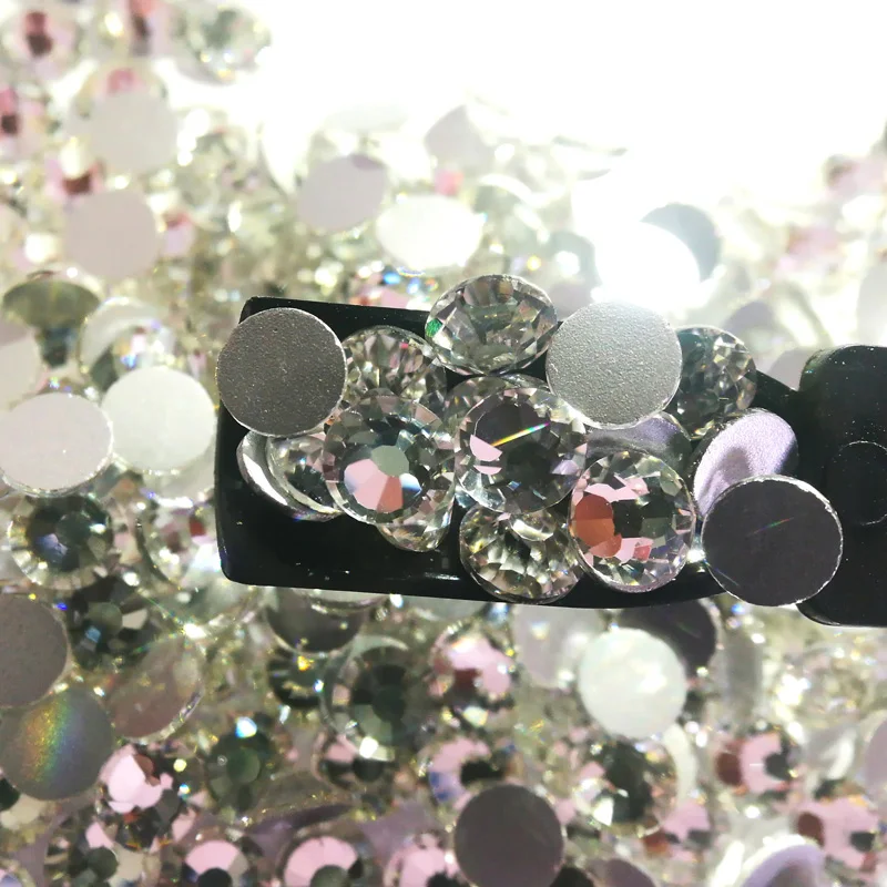 CTPA3bI 2000NoHF супер прозрачные украшения для ногтевого дизайна без горячей фиксации