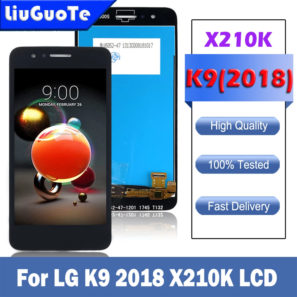 ЖК-дисплей 5 0 дюйма для LG K9 2018 с рамкой сенсорный экран дигитайзер запасные части