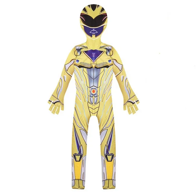 Halloween Costumes for Kids Power Mecha Five Beast Super Action Figures Rangers Battle Neuro Mystic Force Cosplay Jumpsuits | Детская