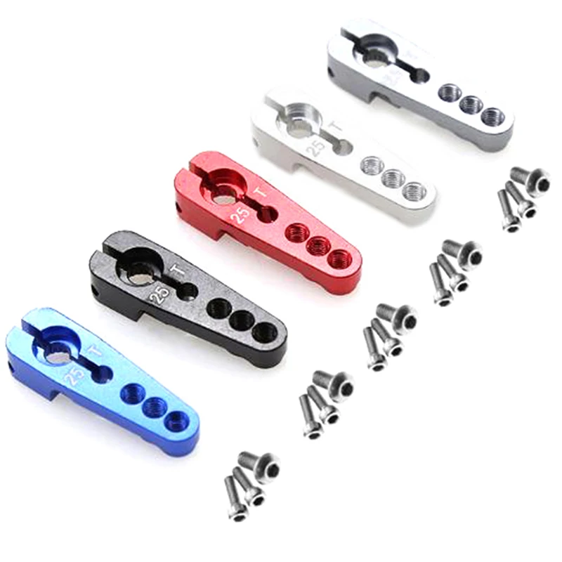 

1PCS Aluminum Alloy 25T Steering Servo Arm Horn for RC Car Crawler New Rc Cars for Adults Car Accessories Christmas Gift