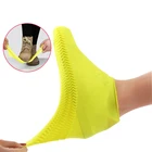 3 парыпартия Водонепроницаемый бахилы носки-тапочки унисекс на открытом воздухе дождливой погоды; Водонепроницаемая Обувь с резиновой нескользящей подошвой многоразовое дождевое сапоги