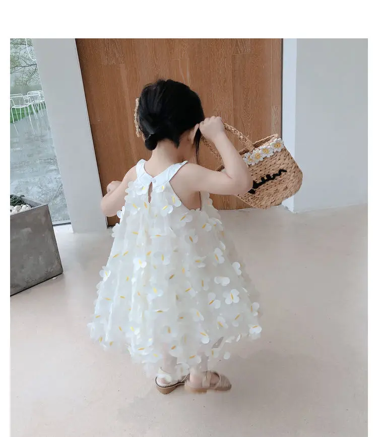 Летнее платье Тюлевая одежда для маленьких девочек 2021 пачка с бабочками детское