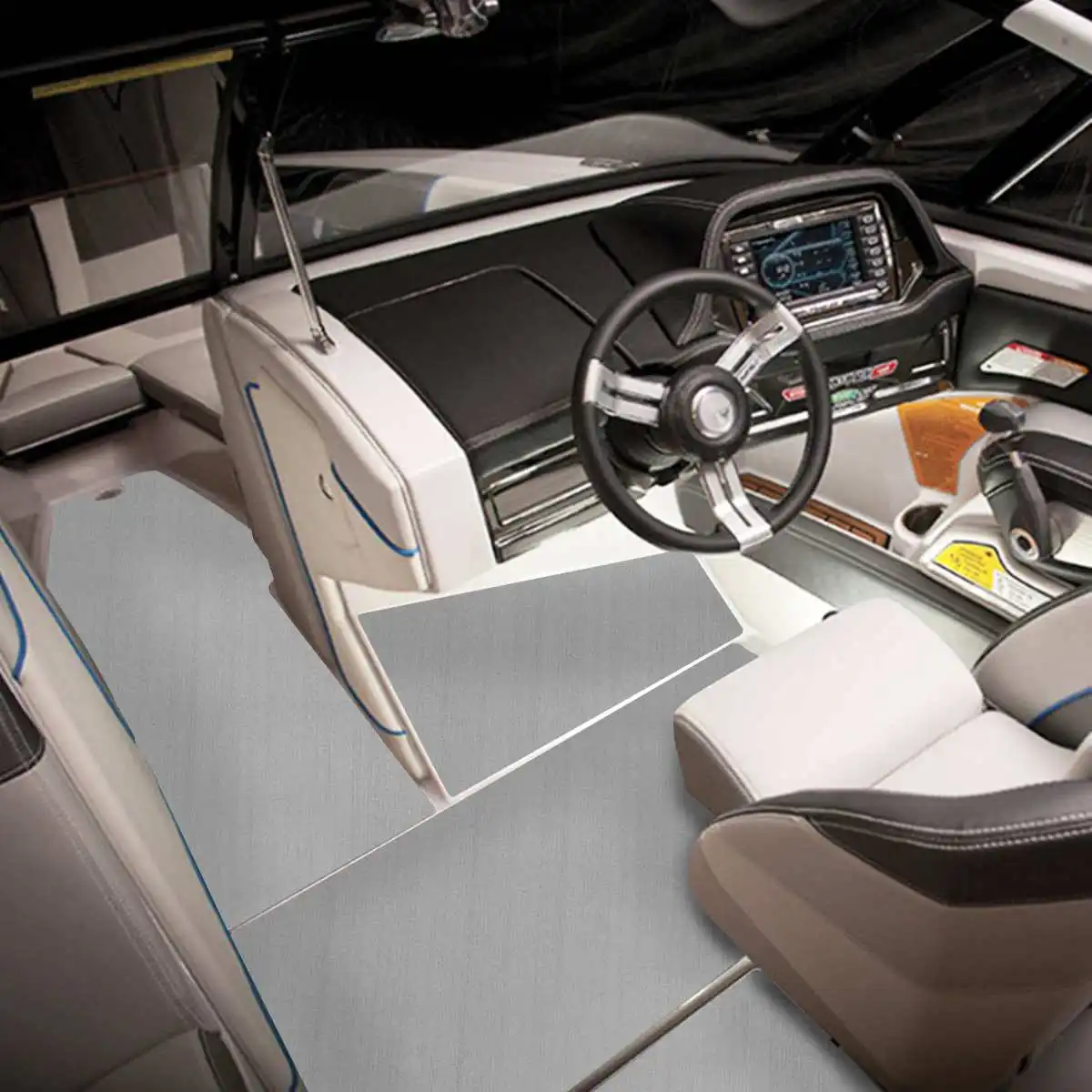 Лист для защиты пола морской лодки яхты 2400x1200 мм синтетический настил из тикового