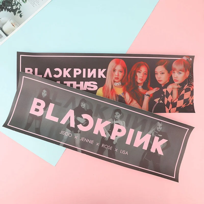 1 шт. Kpop BLACKPINK концертная поддержка ручной баннерная ткань повесить плакат для фанатов коллекция подарок