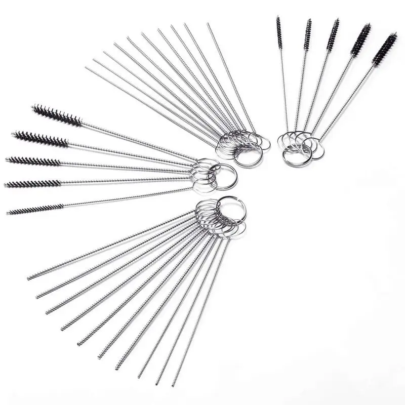 

Набор чистящих кистей для карбюратора, маленькая проволочная щетка-20 игл + 10 кистей