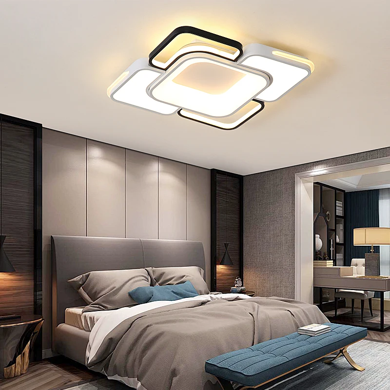 Современный светодиодный потолочный светильник квадратные потолочные лампы 48