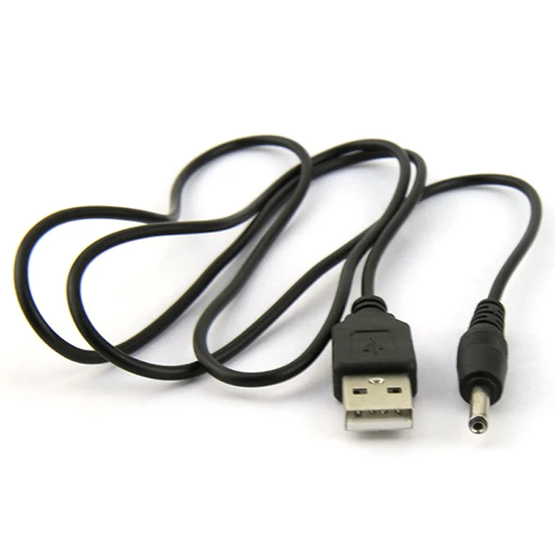

USB Port To 2.5 3.5 4.0 5.5mm 5V DC Barrel Jack Power Cable Cord Connector Black High Quality