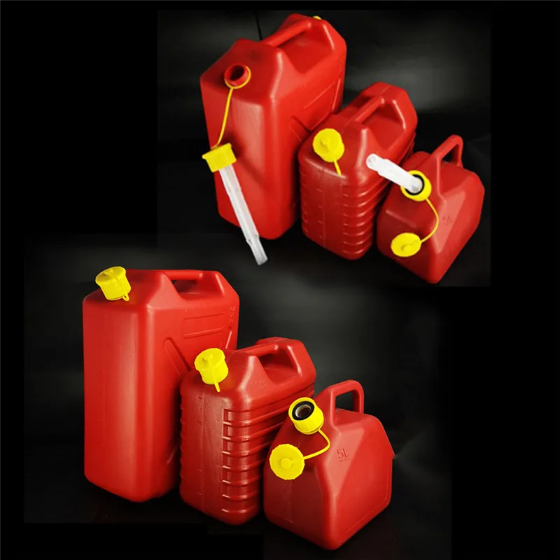 1.32/2.64/5.28 Gallon 5/10/20L RedPlastic Red Fuel Gas Can Anti-Static Container Thickened Gasoline Safety Petrol Storage | Автомобили и