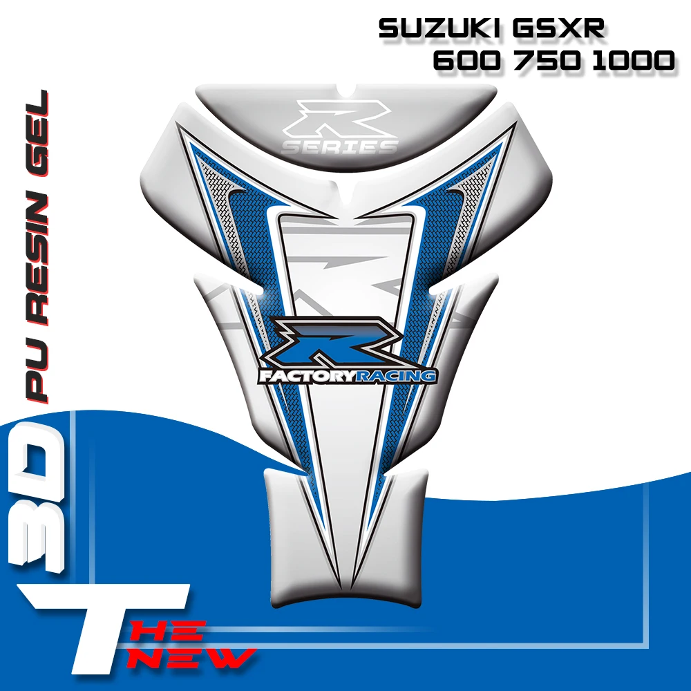 3D мотоцикл топливный бак накладка наклейка защитная крышка Стикеры для Suzuki GSXR 600