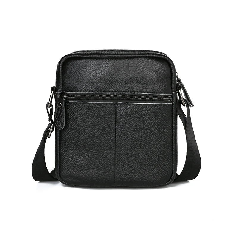 Новинка 2020 мужские сумки через плечо из натуральной кожи бизнес стиль твердая