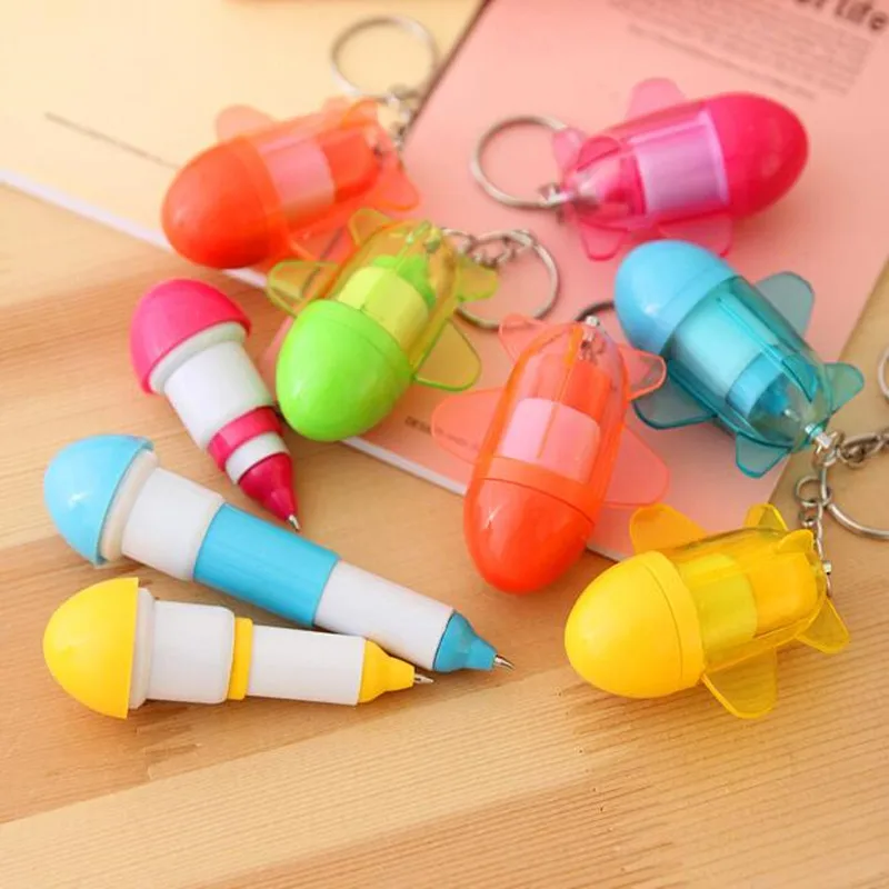 30 шт Выдвижной самолет шариковая ручка брелки для ключей офиса и школы премии