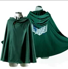 Обувь для косплея по аниме атака на Титанов Косплэй плащ Recon корпус костюмы скаутов легиона-накидка, пальто с капюшоном для детей и взрослых Размеры Eren Jaeger куртки