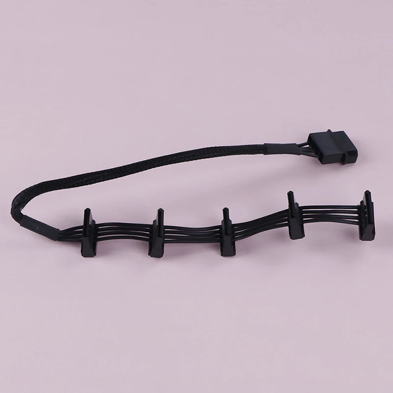 1 шт. ATX 4Pin IDE Molex к 5 x SATA серии ATA кабель питания папа женскому 18AWG 40 см для ПК DIY |