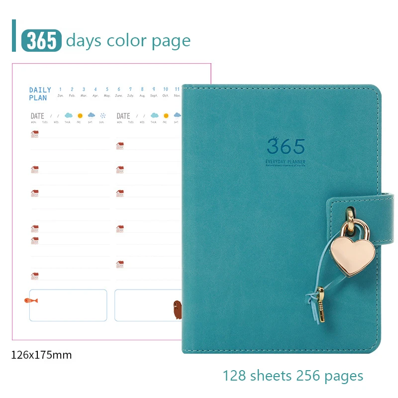 

Password Notebook 365 Days Agenda Planner Organizer Diary Journals Weekly Plan Travel Notepad Self-filling Book Office Supplies