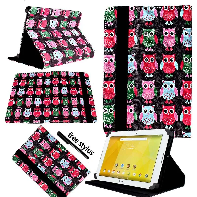 KK&LL для acer Iconia One 10 B3-10 B3-A20 A30 A40 A40FHD A50 A50FHD-кожаный чехол-подставка для планшета+ Бесплатный стилус