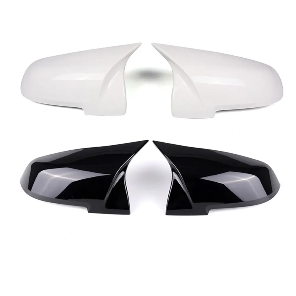 Крышка для зеркала заднего вида из АБС-пластика белая/черная подходит BMW 5 серии F10