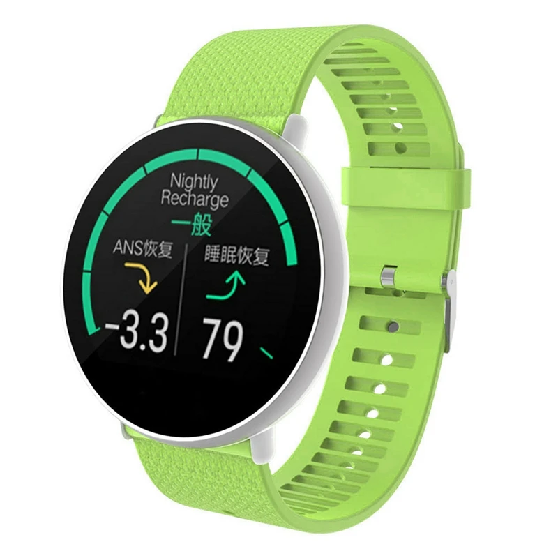 20 мм силиконовый ремешок для часов браслет Polar Ignite Smartwatch аксессуары зеленый |