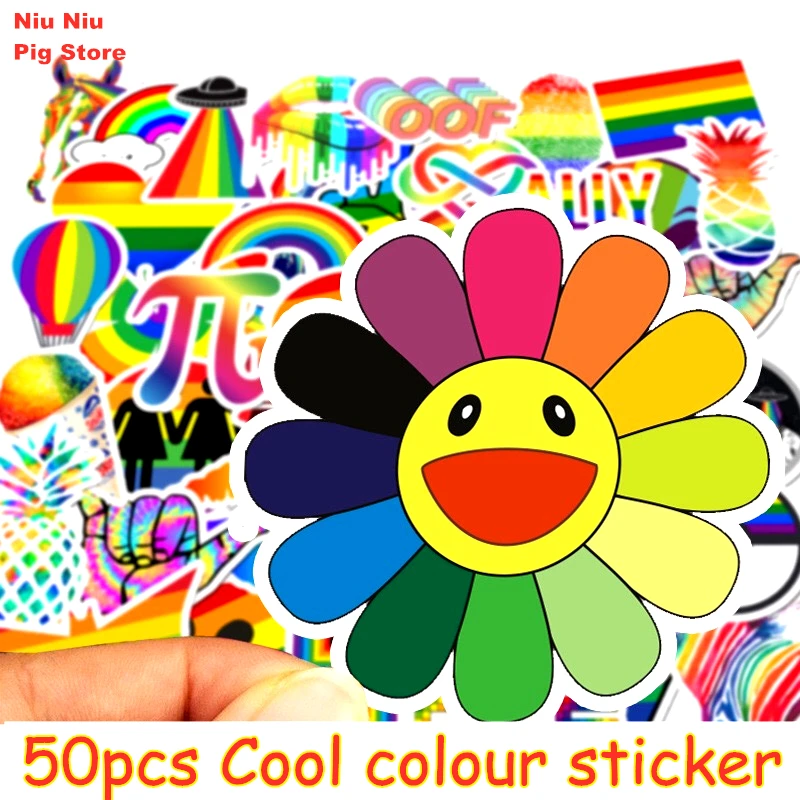 50 шт. Стикеры для ноутбука скейтборда|Наклейки творчества| |