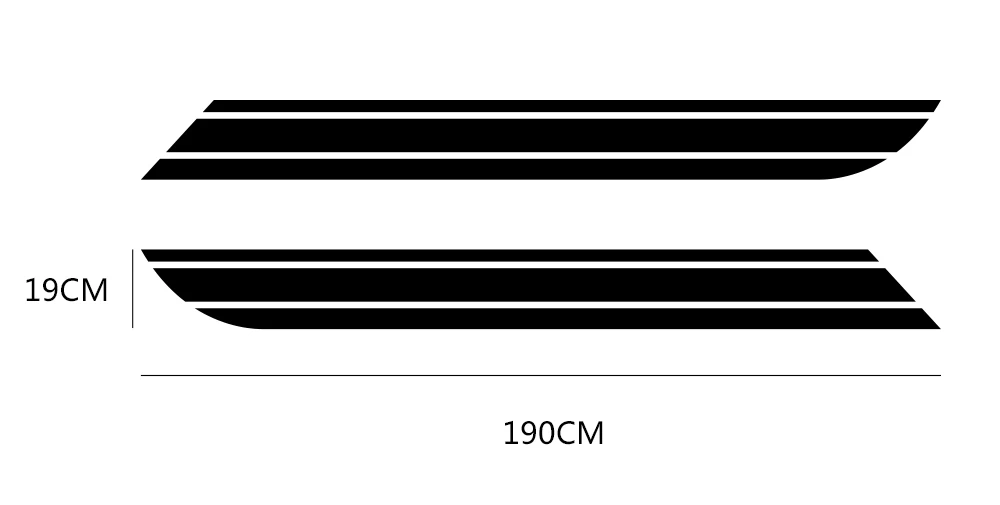 

2 Pcs Car Stickers Vinyl Decals for Audi A3 8v A4 A6 Q2 Mercedes W124 W204 W212 BMW F10 F15 G30 X3 X5 Citroen C5 Accessories