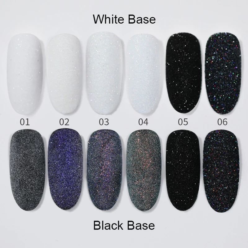 1 коробка сахарный порошок для ногтей сверкающий пигмент пыли голографическое