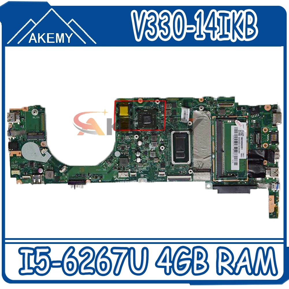 

5B20Q98351 материнская плата для ноутбука Lenovo V330-14IKB 14-дюймовый ноутбук материнская плата 100% тесты работы с процессором I5-6267U 4GB RAM + 2 Гб GPU