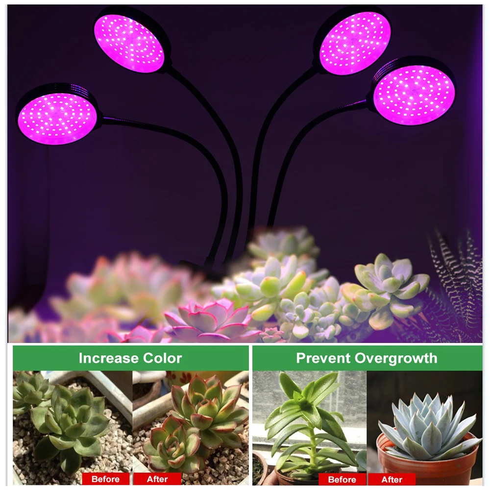 

LED Grow Light 5V USB Dimming Full Spectrum Grow Lamp Phyto Growth Desktop Clip Light Indoor Greenhouse Hydroponics Plant Lamps