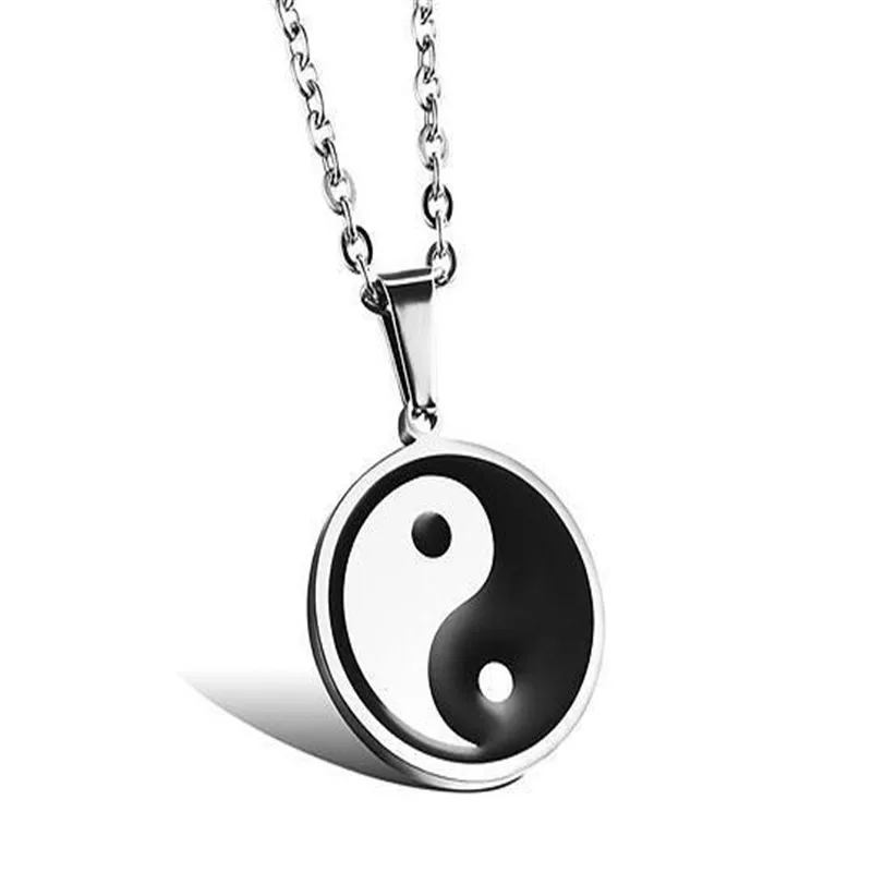 Китайское ретро ожерелье Tai Chi Bagua подвеска с очками для женщин и девочек цепочка