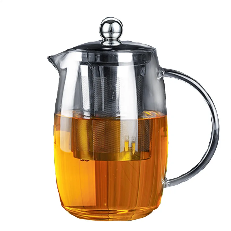 1200 мл утолщенной термостойкого большой емкости стеклянная чашка горшок