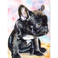 full diamond painting french bulldog diy round diamond embroidery cartoon picture mosaic decoration for home hobby gift