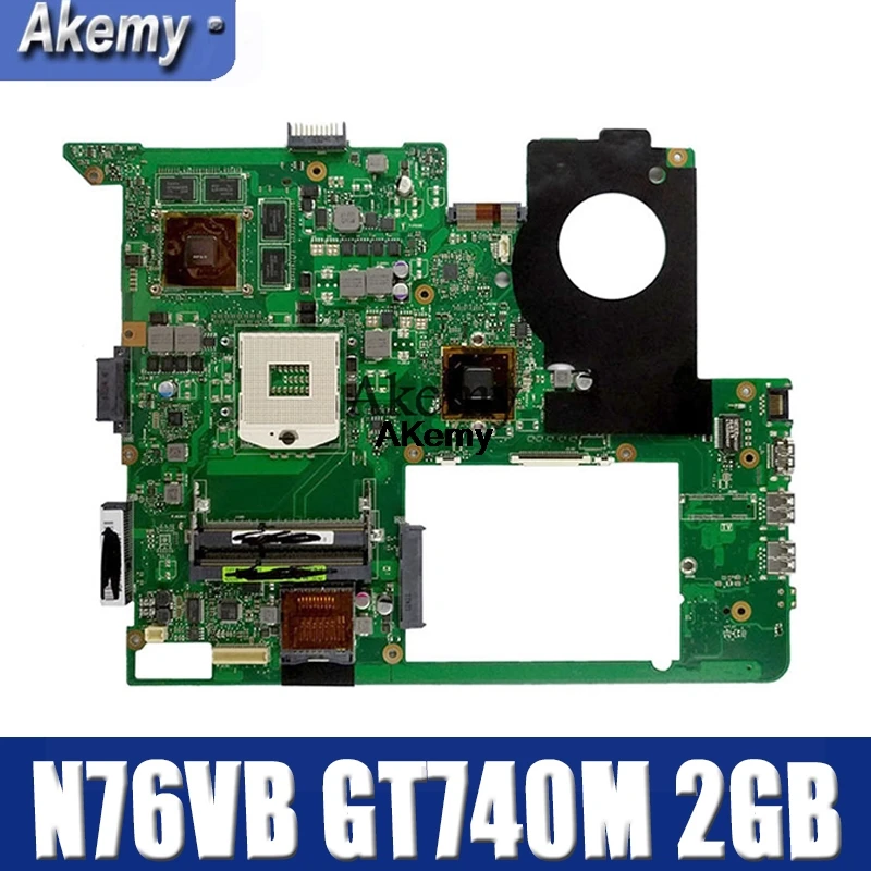 Материнская плата для ноутбука Amazoon N76VB ASUS N76VJ N76VM N76V N76 протестированная