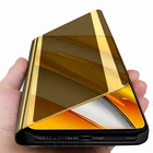 Чехол-книжка для xiaomi poco f 3 f3 f3poco pocophone poko poxo f3, зеркальный