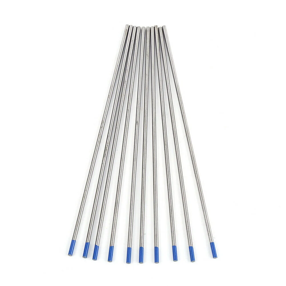 

10pcs Tungsten Electrodes Lanthanum DC Welding Stainless Steel 2.4x175mm
