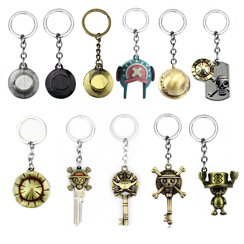 Аниме цельный брелок Choba Милый Тони Чоппер металлический подвеска для