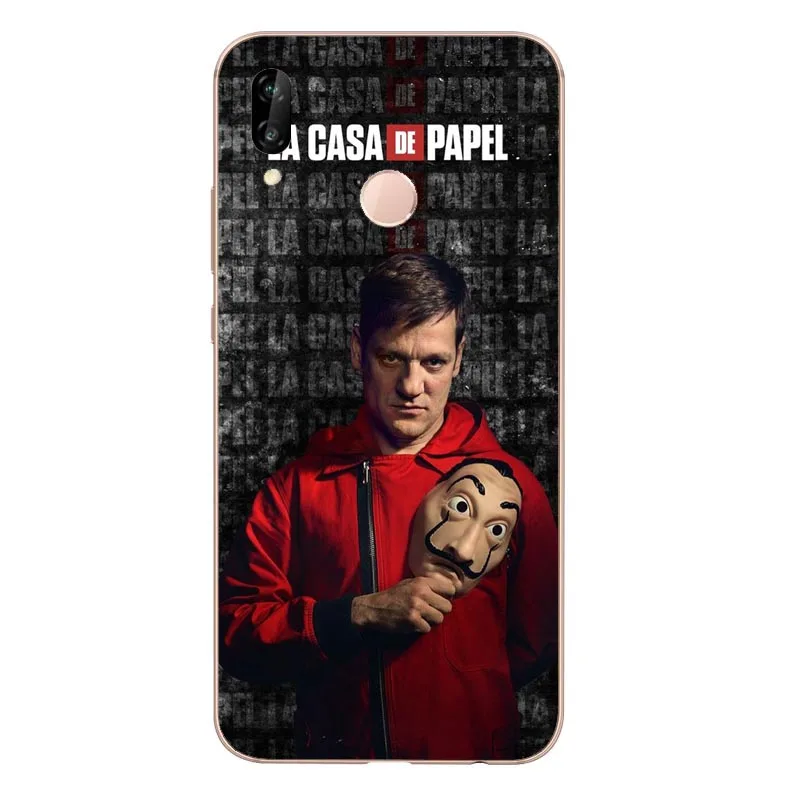 TPU La casa de papel Tokio испанский ТВ прозрачный мягкий Силиконовый ТПУ чехол для телефона huawei P8L P20L P20LITE P30 mate 8 9 10 mate 20Por RS - Цвет: TPU