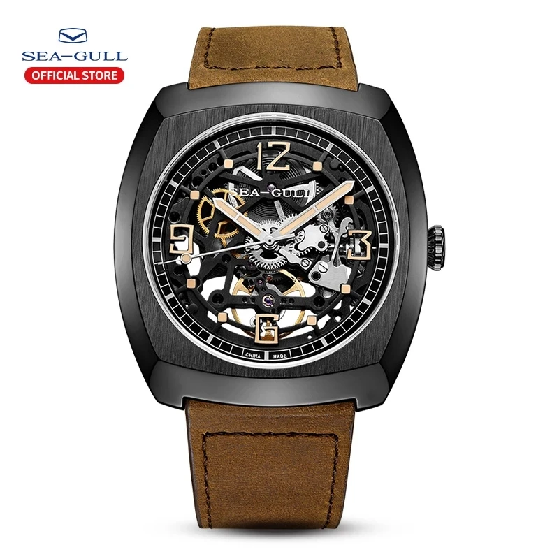 

Seagull Male Mechanical Watch New Automatic Watch Business Hollow Large Dial Watch Automatic Watch 849.27.6094HK